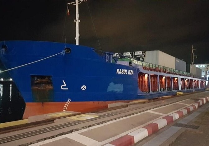 Азербайджанское судно впервые транспортировало грузы из Азии в Европу