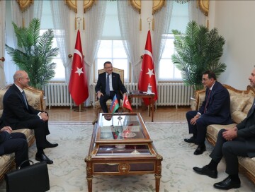 Вице-президент Турции встретился с министром энергетики Азербайджана и президентом SOCAR (Фото)