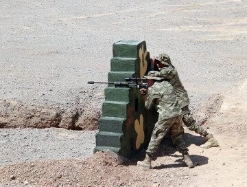 Азербайджанские снайперы принимают успешное участие в международном конкурсе (Фото)