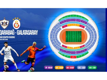 На матч «Карабах» – «Галатасарай» осталось 3 000 билетов
