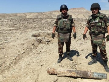 В Хызинском районе обнаружены снаряд «Град» и авиабомба – МЧС (Фото)