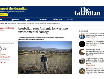 The Guardian: Иск Азербайджана против Армении – мировой прецедент для привлечения к ответственности за экоцид