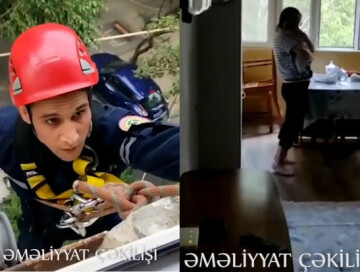 Сотрудники МЧС АР спасли оставшегося в беспомощном состоянии малыша (Видео)