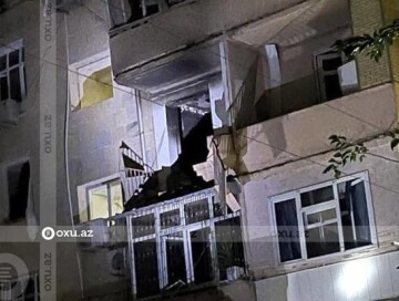 В Хырдалане произошел взрыв в доме, 4 человека получили травмы (Фото-Видео-Обновлено)