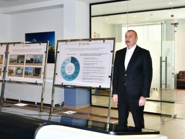 Ильхам Алиев на открытии новой электроподстанции и Главного центра цифрового управления сетями (Фото)