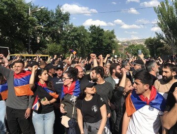 На акциях протеста в Ереване полиция задержала 92 демонстрантов