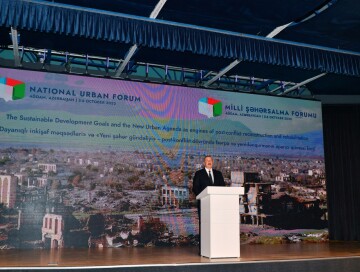 В Агдаме начал работу Азербайджанский национальный градостроительный форум (Фото)