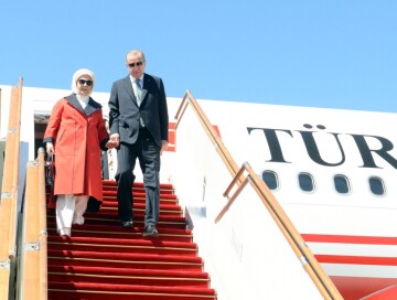Президент Турции прибыл в Азербайджан (Фото-Обновлено)