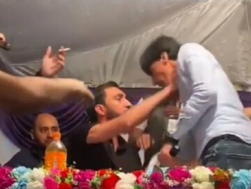 На свадьбе в Баку между мейханщиками завязалась драка (Видео)