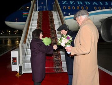 Сахиба Гафарова прибыла с официальным визитом в Россию (Фото)