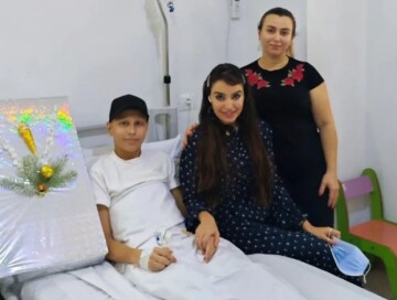 Лейла Алиева встретилась с детьми, лечащимися в Национальном центре гематологии и трансфузиологии (Фото)