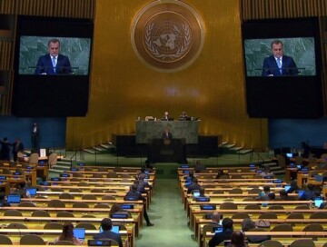 Джейхун Байрамов выступил с заявлением в рамках общих дебатов 77-й сессии Генеральной Ассамблеи ООН