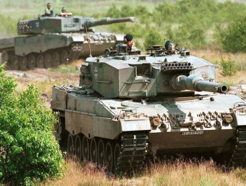 В Украину прибыли 18 немецких танков Leopard 2