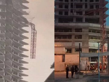 В Турции упал строительный кран: есть погибшие и пострадавшие (Видео)