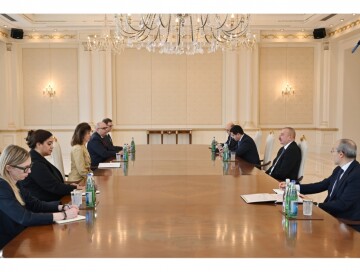 Президент Азербайджана принял представителя госсекретаря США (Фото)