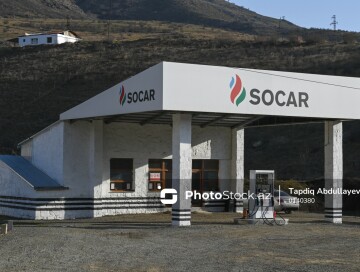АЗС под брендом SOCAR в Гадруте