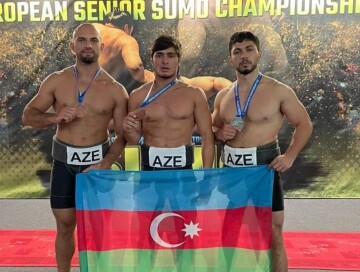 Азербайджанские сумоисты завоевали три медали на Евро