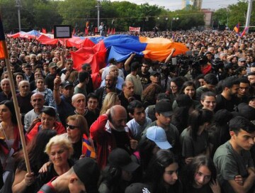 В Ереване продолжаются акции протеста – Задержан сын Кочаряна (Видео)