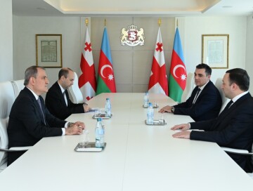 Джейхун Байрамов встретился с премьер-министром Грузии (Фото)