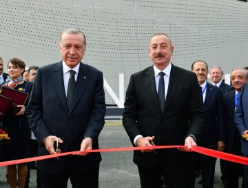 Ильхам Алиев и Реджеп Тайип Эрдоган открыли аэропорт в Зангилане (Фото)