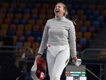 Азербайджанская фехтовальщица завоевала «серебро» на чемпионате мира