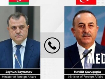 Cостоялся телефонный разговор глав МИД Азербайджана и Турции