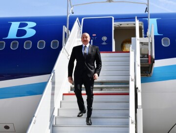 Президент Азербайджана прибыл с рабочим визитом в Брюссель