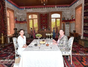 Первые леди Азербайджана и Израиля побывали в музейном комплексе Гала (Фото)