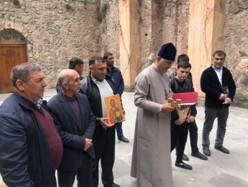Представители албано-удинской религиозной общины посетили храм Худавенг (Фото)