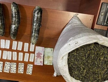 В Баку задержали наркоторговца с крупной партией наркотиков (Видео)
