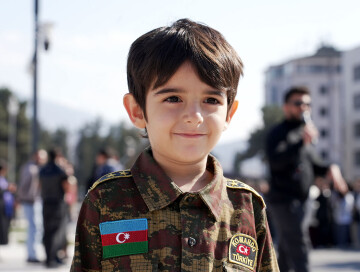 Салют в самом центре Карабаха