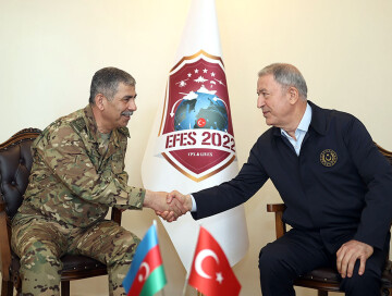 Cостоялась встреча министров обороны Азербайджана и Турции  