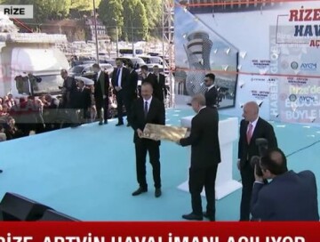 Эрдоган преподнес подарок Ильхаму Алиеву (Видео)