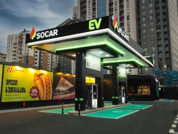 SOCAR открыл в Тбилиси первый ​​на Южном Кавказе АЗК для зарядки электромобилей