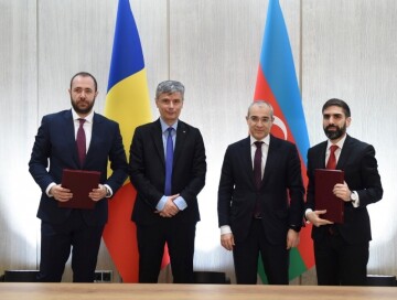 Азербайджан и Румыния подписали соглашение о поставках газа (Фото)