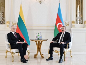 В Баку прошла встреча президентов Азербайджана и Литвы (Фото-Обновлено)