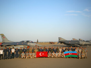 Авиационные средства Турции, которые примут участие в учениях «TurAz Qartalı – 2022», находятся в Азербайджане (Фото)