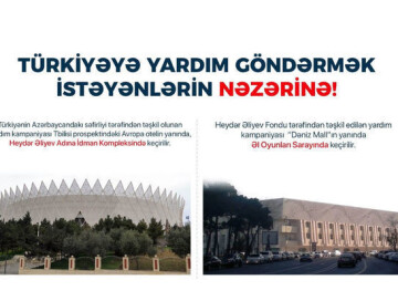 В Баку организовано еще несколько пунктов сбора помощи для Турции - Список 