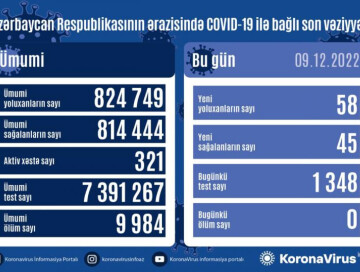 COVID-19 в Азербайджане: выявлено 58 случаев заражения