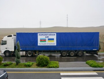 Азербайджан направил в Украину гуманитарную помощь, состоящую из основного электрооборудования (Фото)