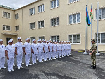 Министр обороны принял участие в открытии нового военного госпиталя в Ходжавендском районе (Фото-Видео)