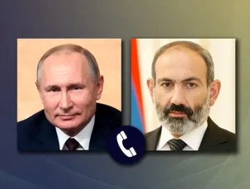 Путин и Пашинян обсудили процессы на Южном Кавказе и логистику в регионе