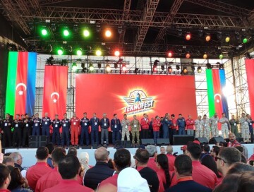 В Баку прошла церемония закрытия фестиваля авиации и космоса TEKNOFEST (Фото)