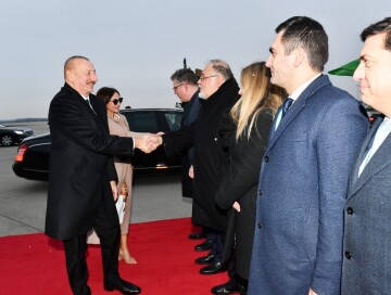 Завершился визит Президента Ильхама Алиева в Венгрию (Фото)