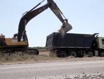 Появились новые кадры с участка альтернативной Лачынскому коридору дороги, проходящей через Армению (Видео)
