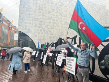 Азербайджанцы мира требуют положить конец армянским провокациям (Фото)