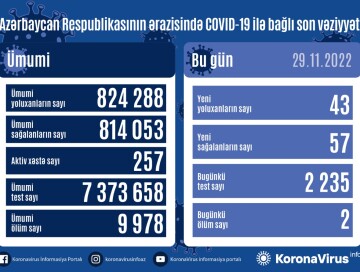 COVID-19 в Азербайджане: выявлено 43 случая заражения