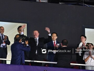 В Баку стартовал 26-ой Чемпионат мира по таэквондо - Ильхам Алиев и Мехрибан Алиева приняли участие в церемонии открытия (Фото-Видео-Обновлено)