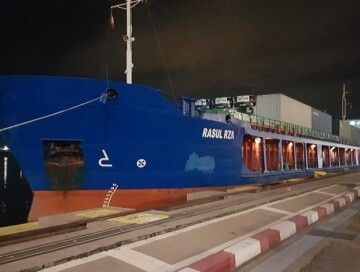 Азербайджанское судно впервые транспортировало грузы из Азии в Европу